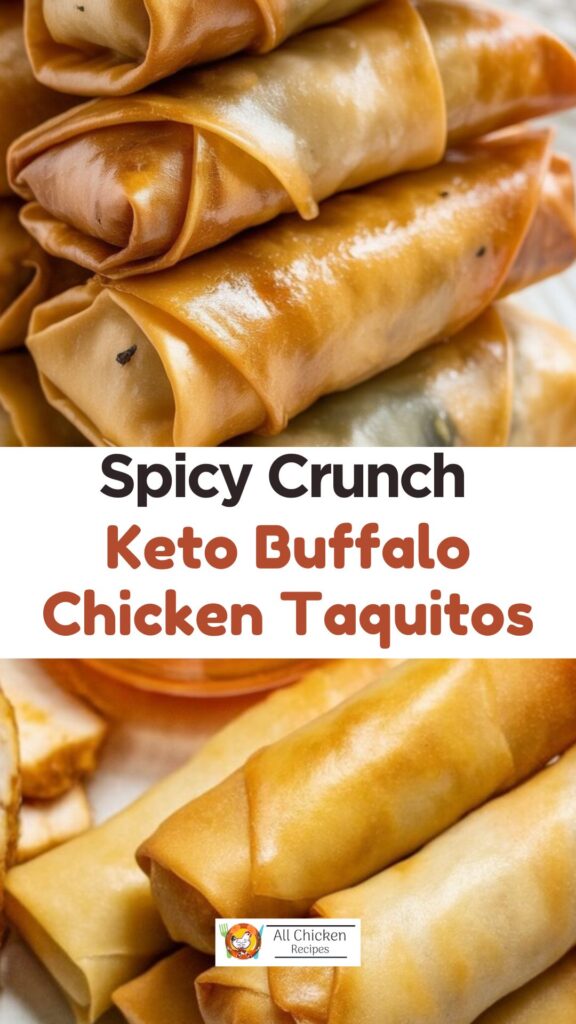 Keto Buffalo Chicken Taquitos