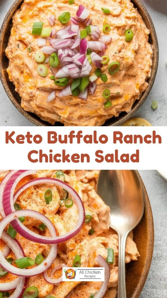 Keto Buffalo Ranch Chicken Salad Recipe Keto Buffalo Ranch Chicken Salad Recipe