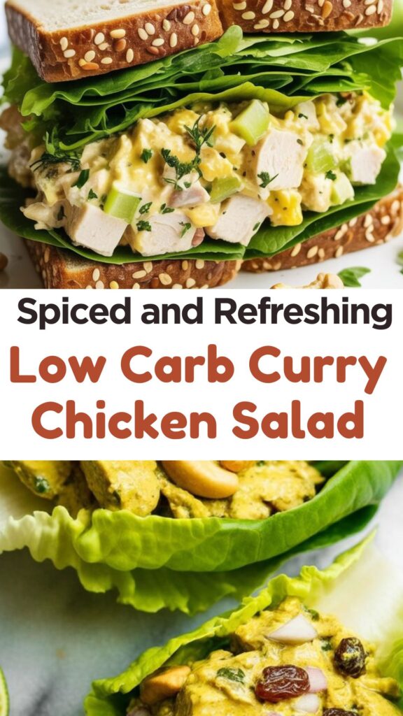 Low Carb Curry Chicken Salad