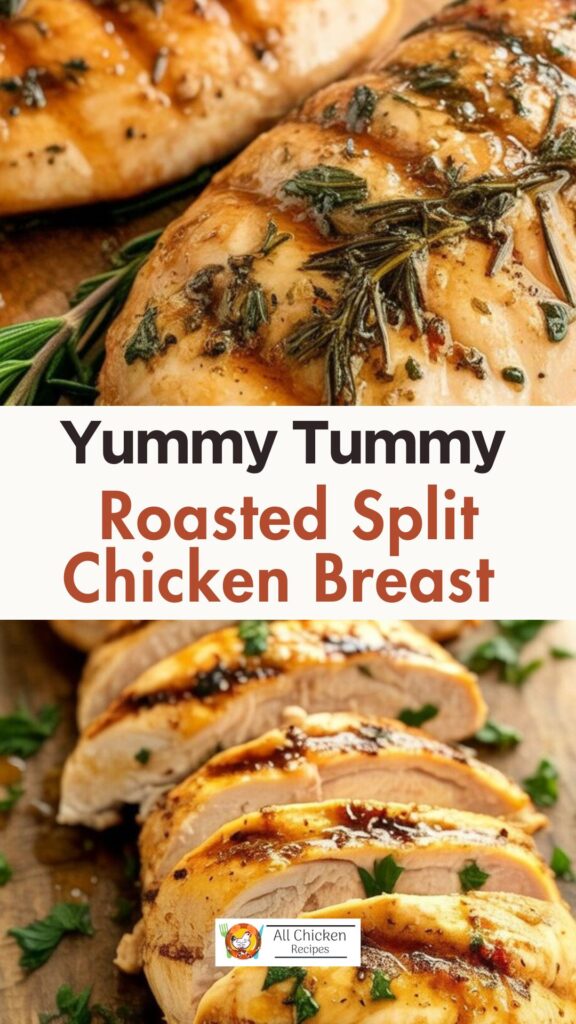 Roasted Split Chicken Breast recipe