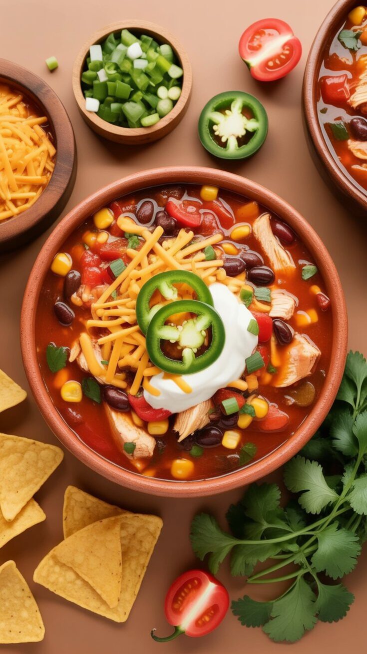 Rotisserie Chicken Tortilla Soup