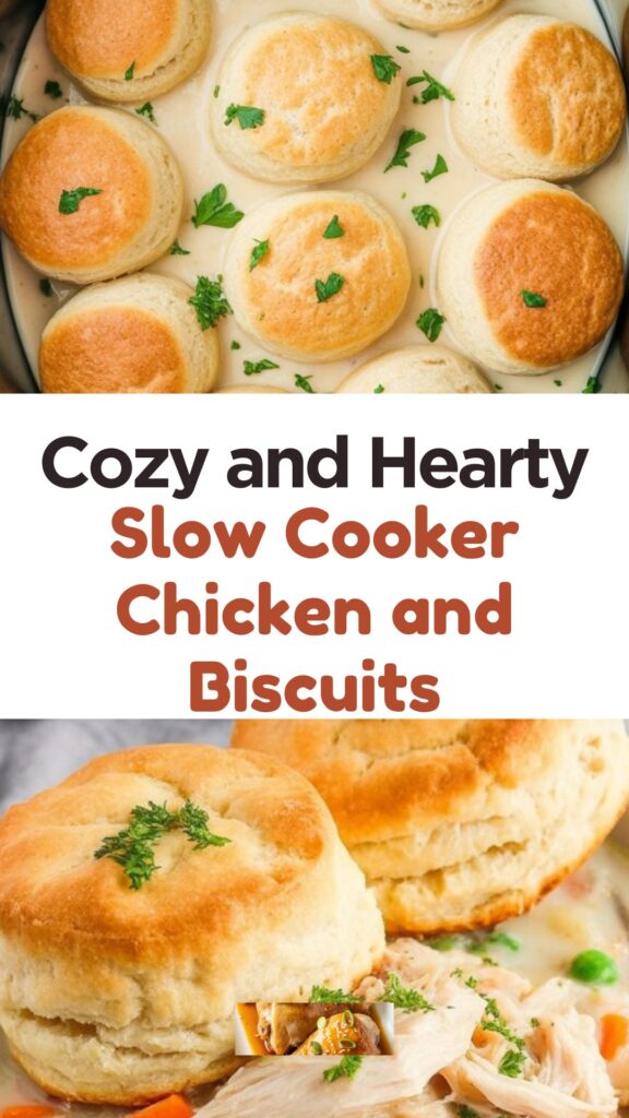 Slow Cooker Chicken and Biscuits