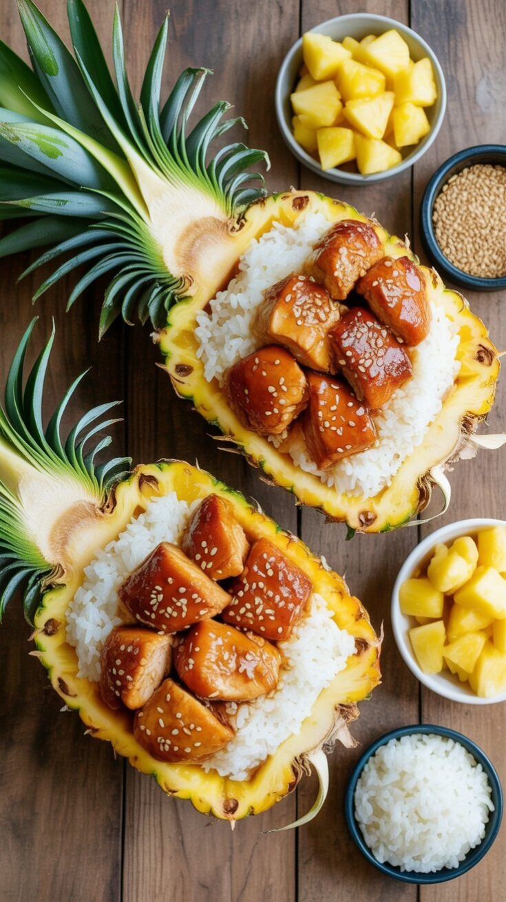 Sticky Pineapple Chicken