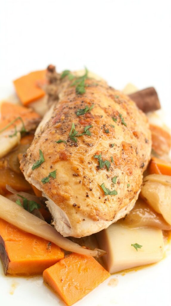 Baked Chicken and Sweet Potatoes