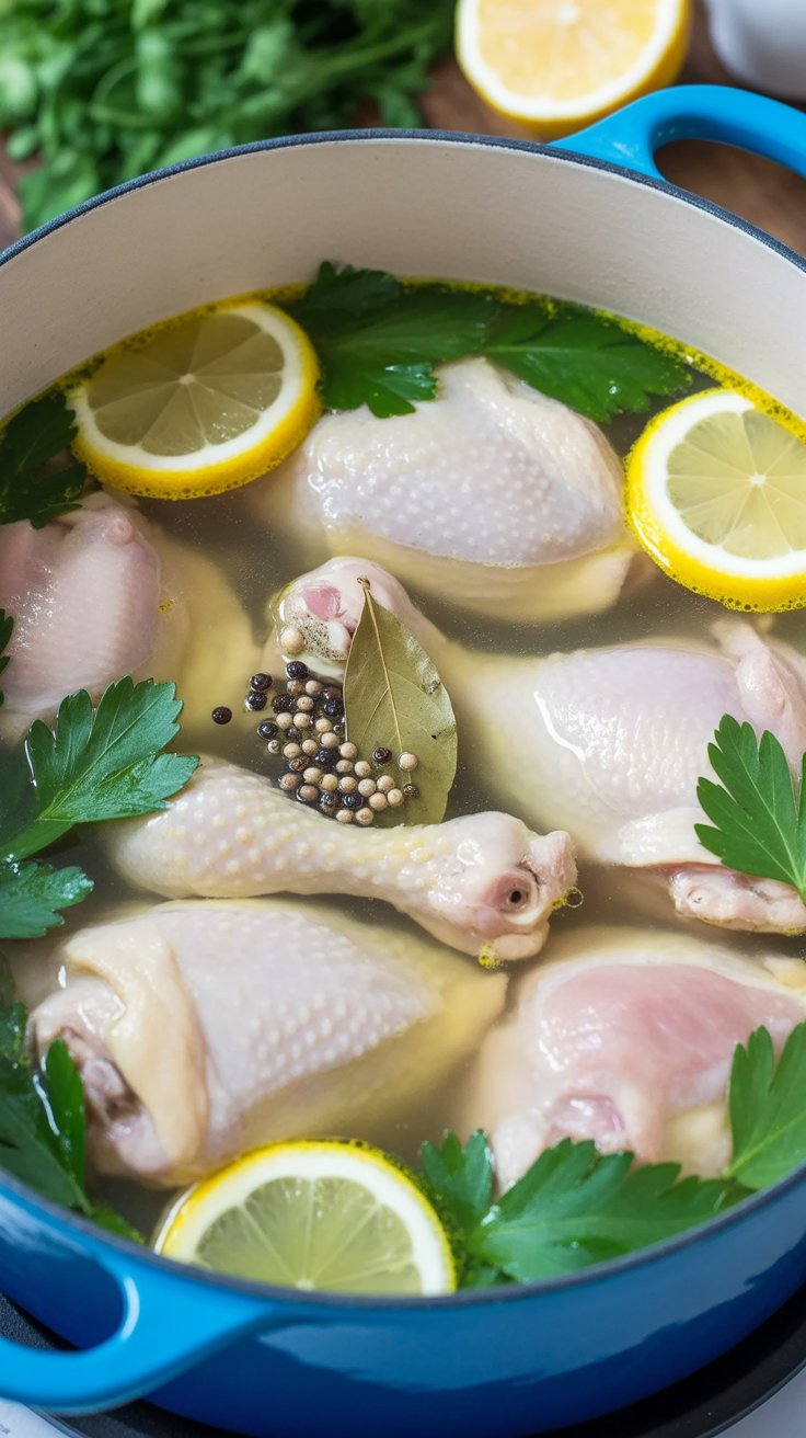Boiled Chicken Thighs Recipe