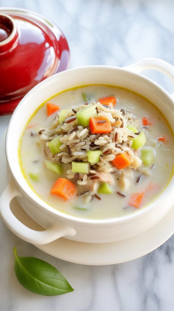 Creamy Chicken and Wild Rice Soup