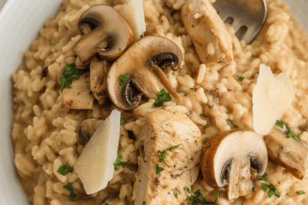 best Creamy Mushroom Chicken and Rice