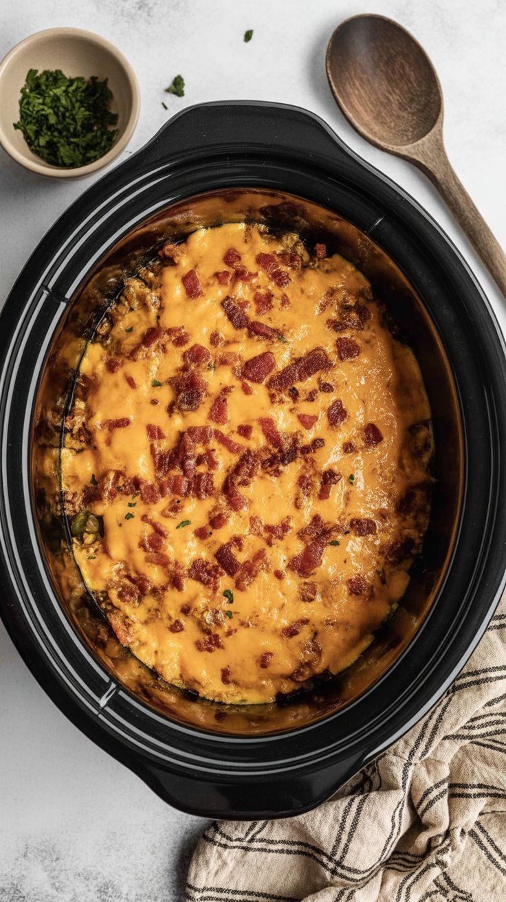 Crock Pot Cheesy Bacon Ranch Chicken
