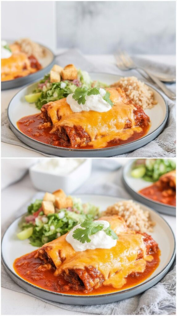 Rotisserie Chicken Enchiladas