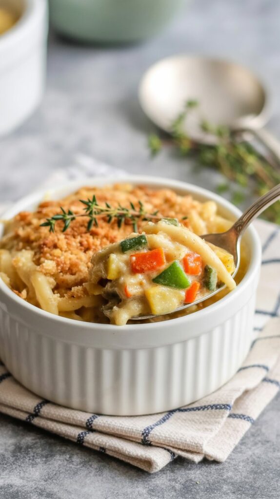 low carb crustless chicken pot pie
