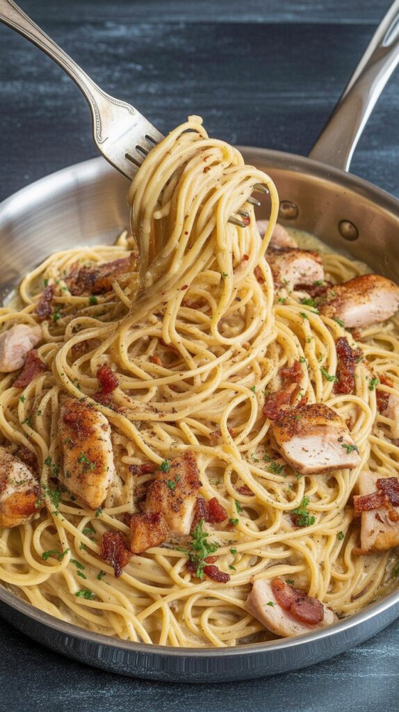 Creamy Chicken Carbonara