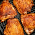 Air Fryer Bone-In Crispy Chicken Thighs