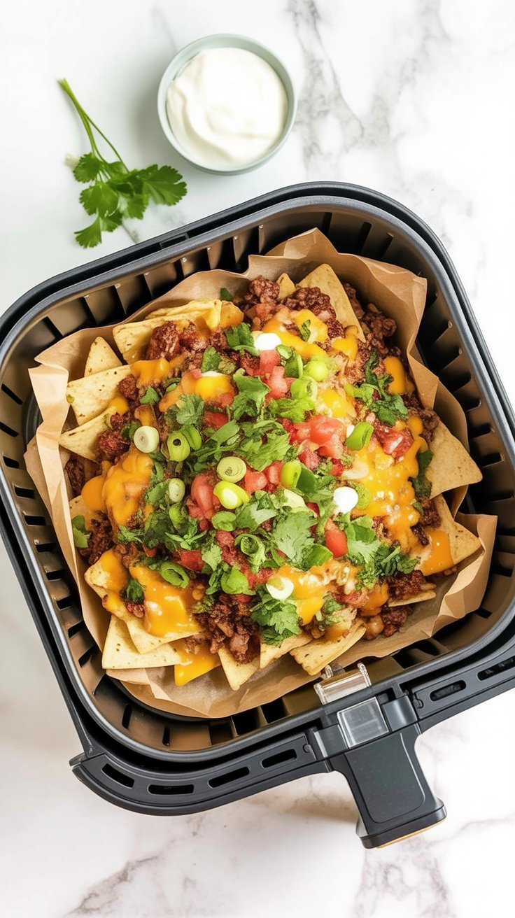 Air Fryer Nachos