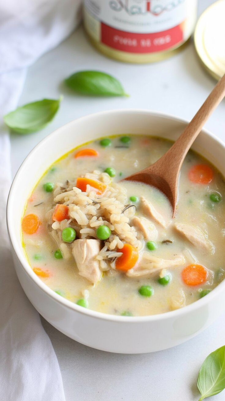 Creamy Chicken and Wild Rice Soup