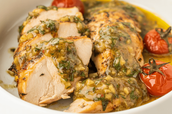 easy Creamy Pesto Chicken