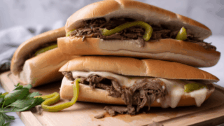 easy Crock Pot Italian Beef Sandwiches
