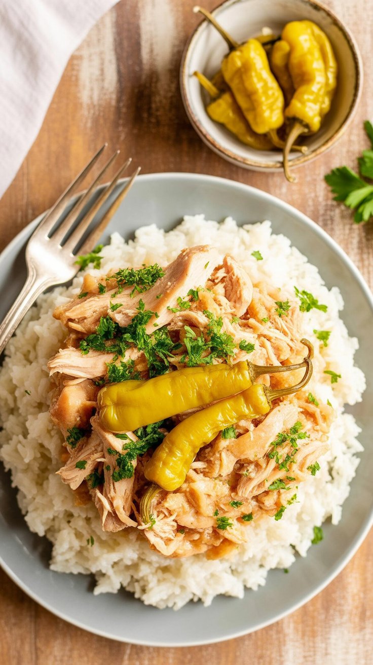 Crock Pot Mississippi Roast Chicken