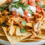 easy Crockpot Chicken Nachos