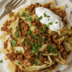 easy Ground Beef and Cabbage