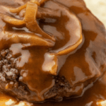 easy Hamburger Steak with Onions and Gravy