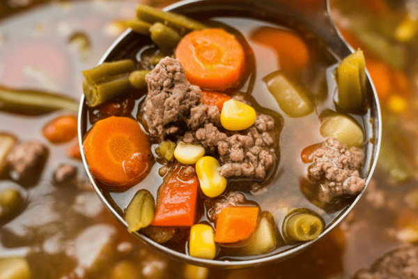 easy Hamburger Vegetable Soup easy Hamburger Vegetable Soup