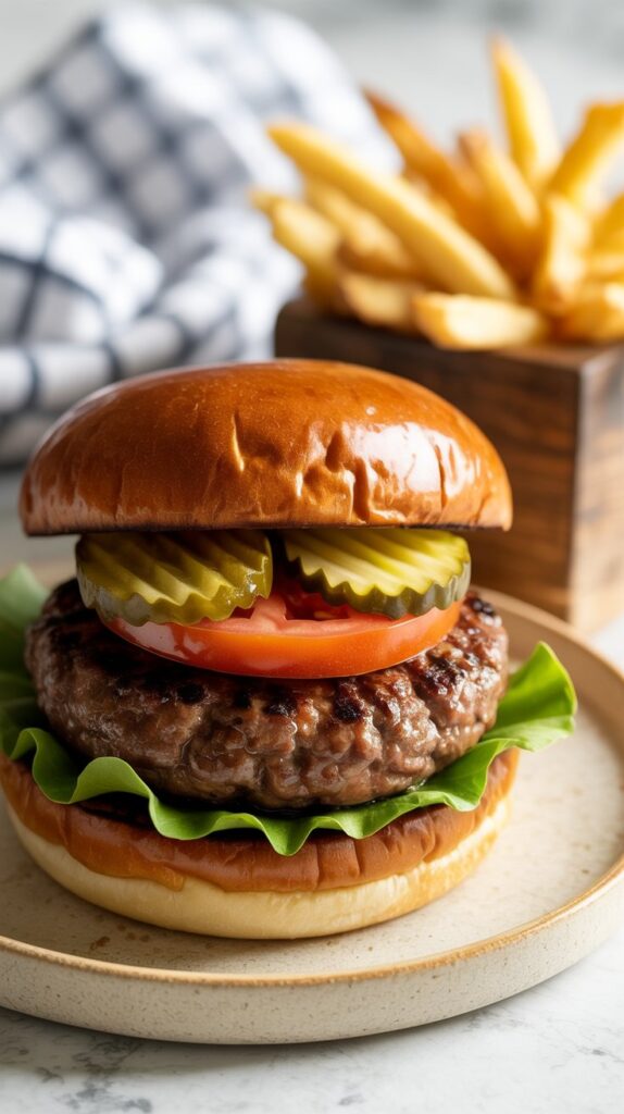 Homemade Beef Hamburger
