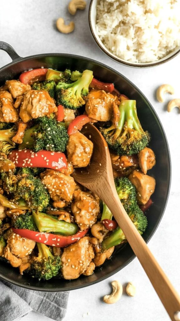 Keto Cashew Chicken
