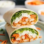 Low-Carb Buffalo Chicken Wrap