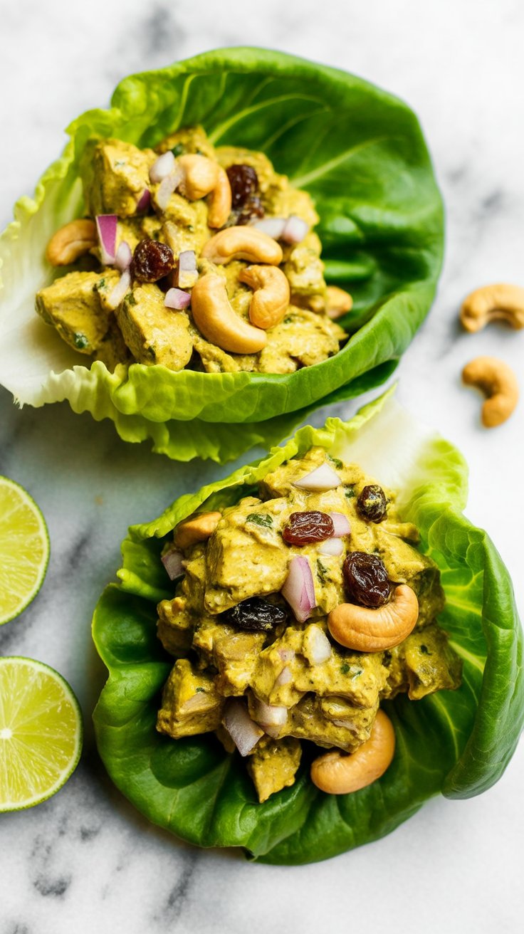 Low Carb Curry Chicken Salad