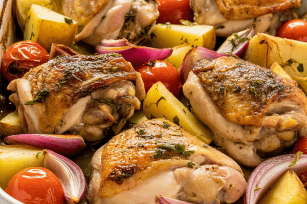 easy Roasted Chicken And Vegetables easy Roasted Chicken And Vegetables