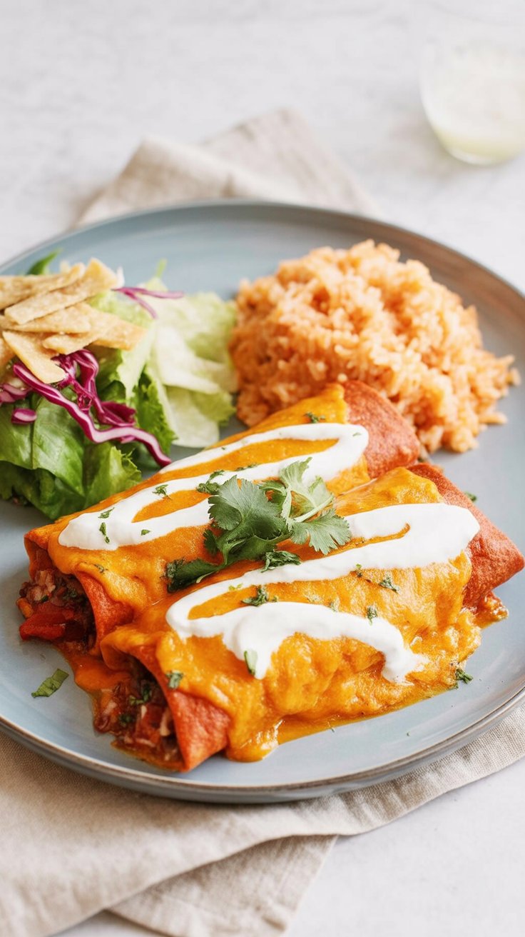 Rotisserie Chicken Enchiladas