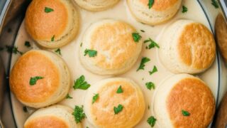 Slow Cooker Chicken and Biscuits