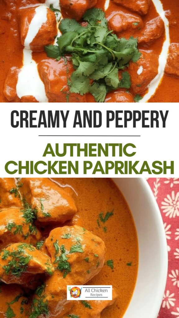 Authentic Chicken Paprikash