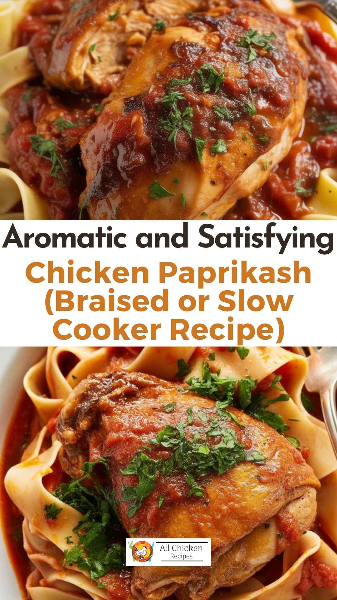 Chicken Paprikash (Braised or Slow Cooker Recipe) Chicken Paprikash (Braised or Slow Cooker Recipe)