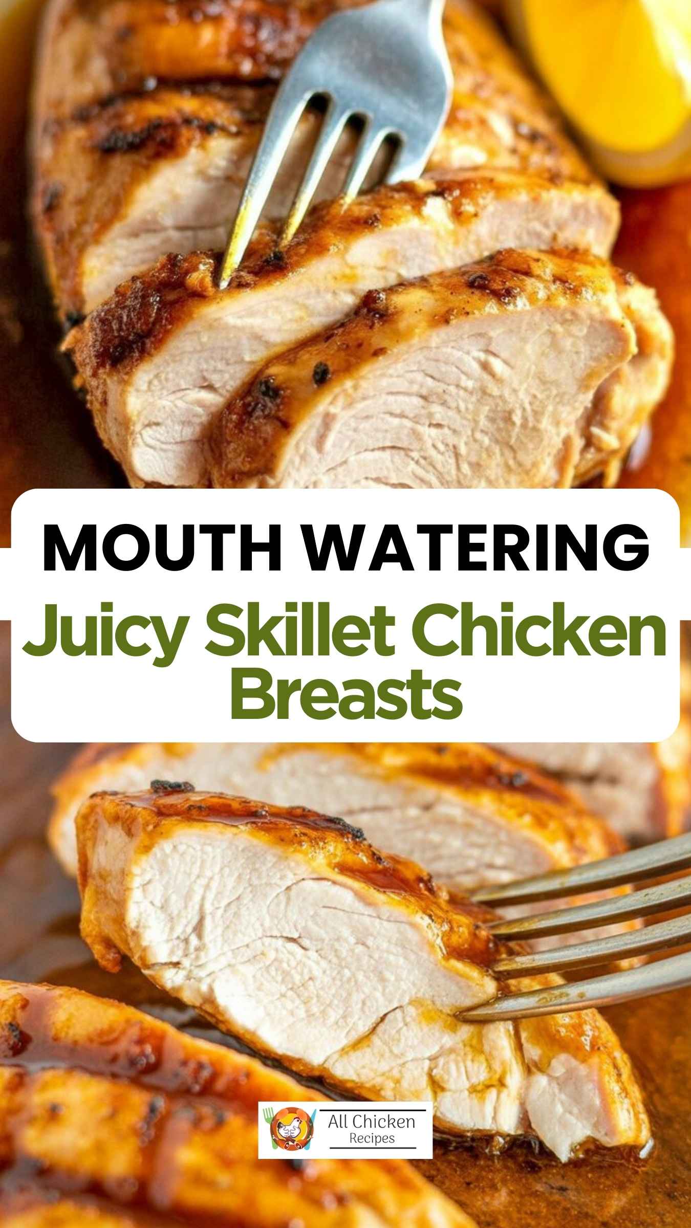 Juicy Skillet Chicken Breasts