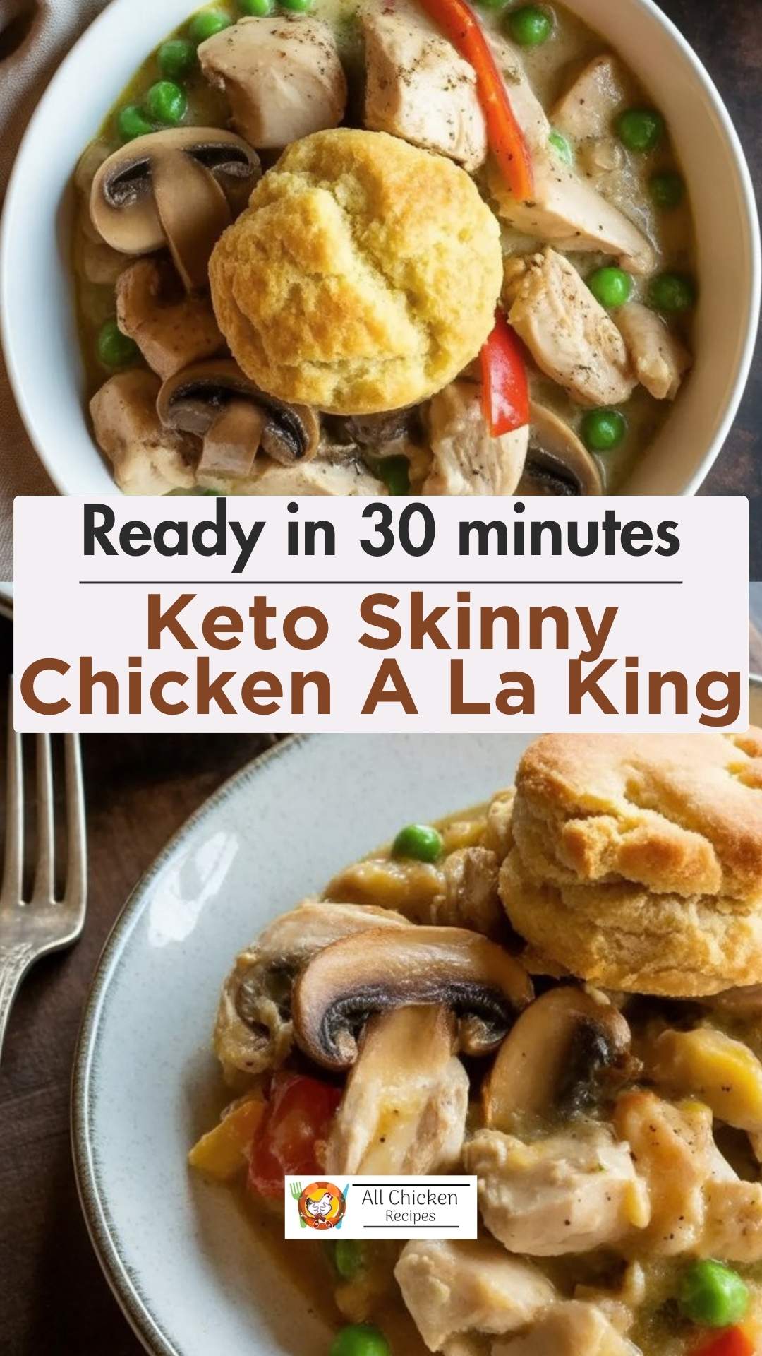 Keto Skinny Chicken A La King Keto Skinny Chicken A La King