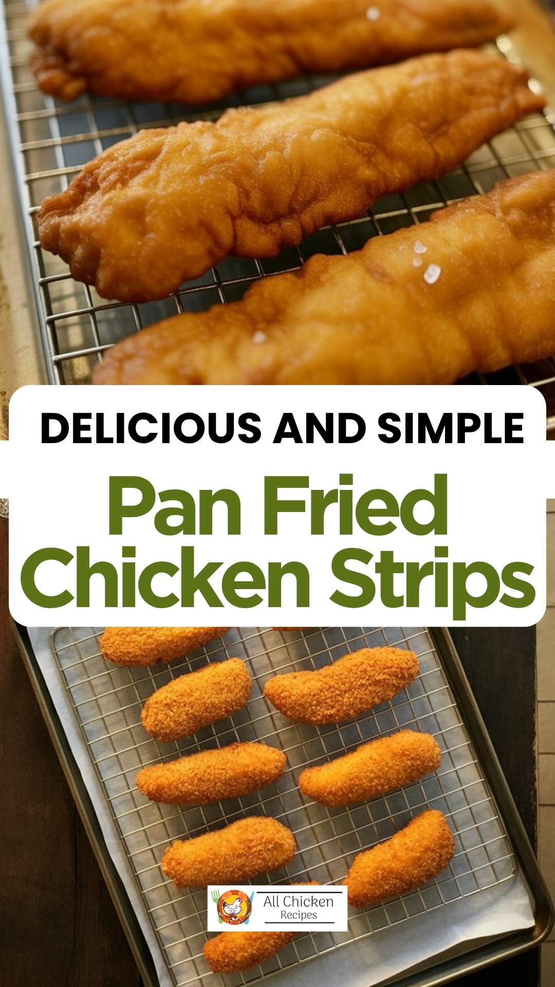 Pan Fried Chicken Strips