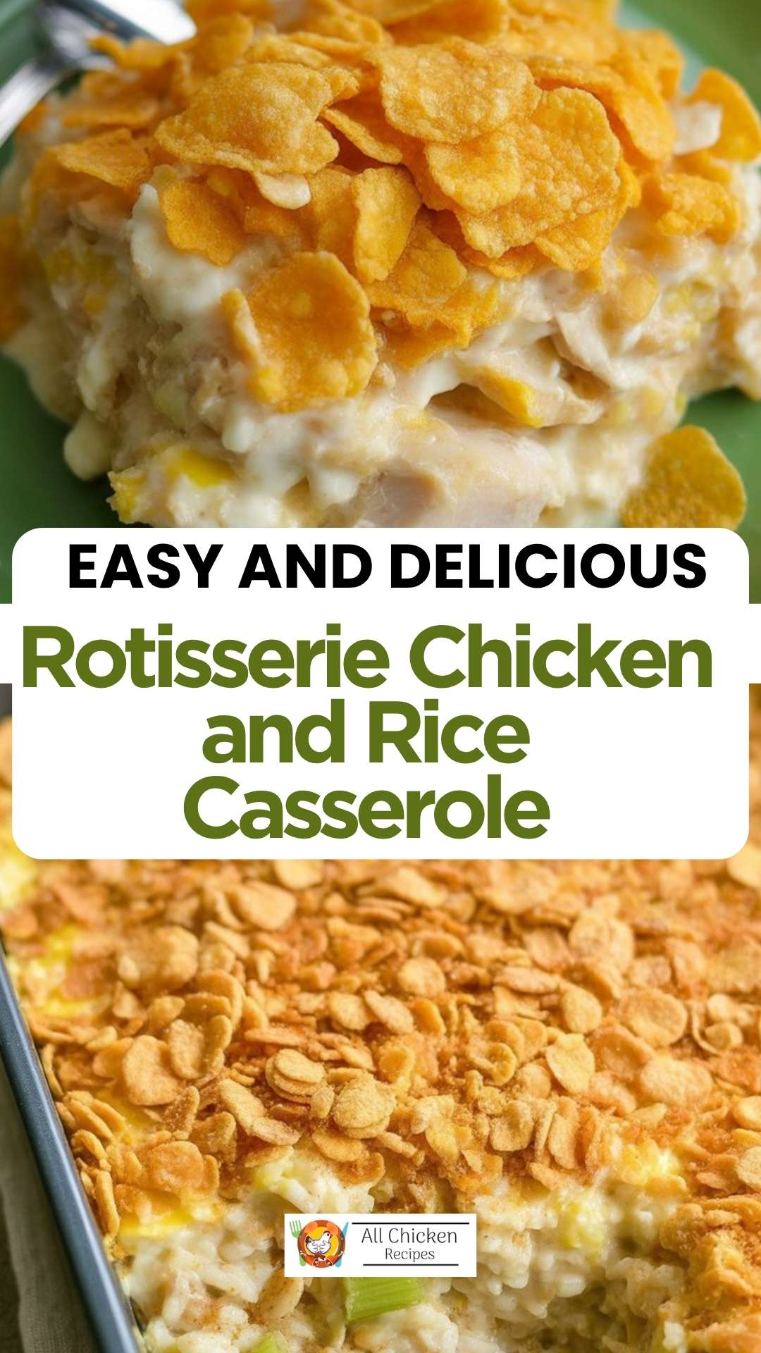 Rotisserie Chicken and Rice Casserole