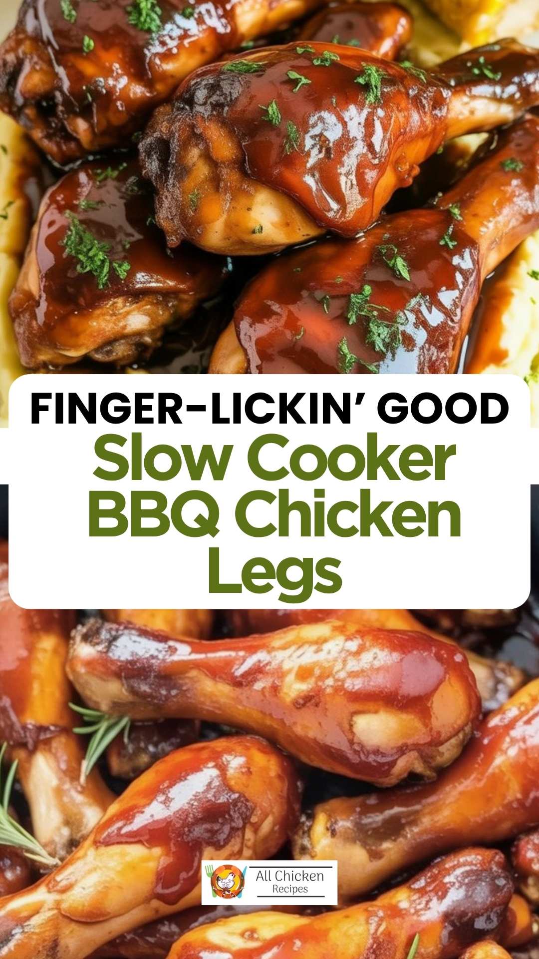 Slow Cooker BBQ Chicken Legs