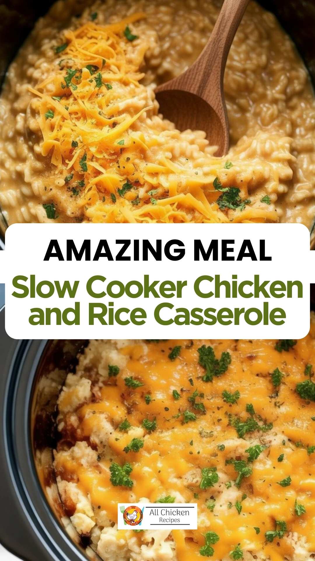 Slow Cooker Chicken and Rice Casserole