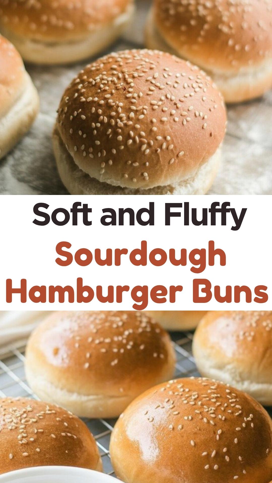 Sourdough Hamburger Buns