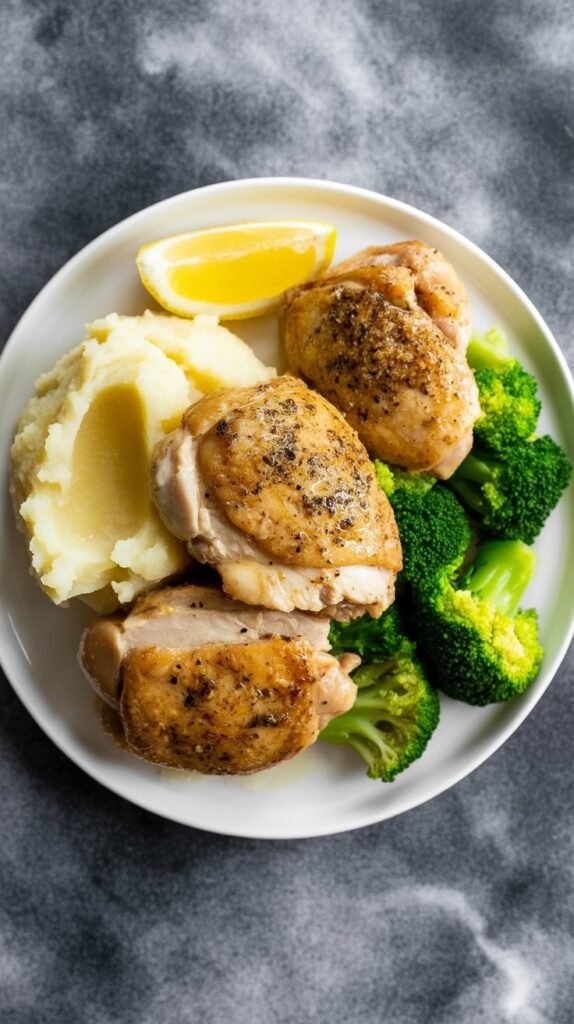 best Instant Pot Chicken Thighs with Garlic and Lemon