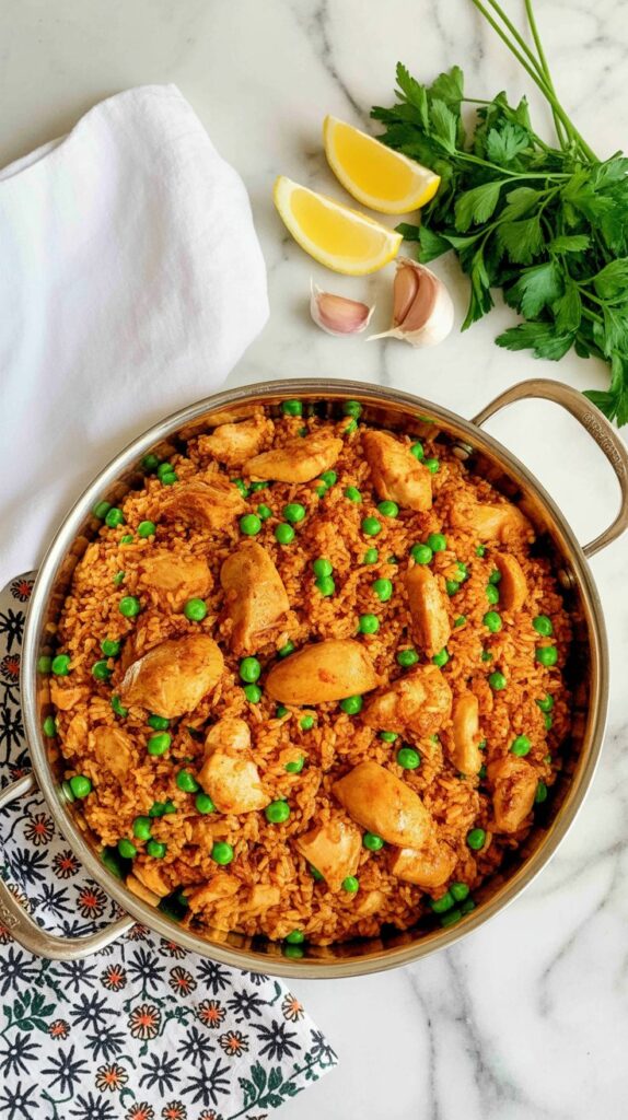 best One-Pot Spanish Chicken And Yellow Rice