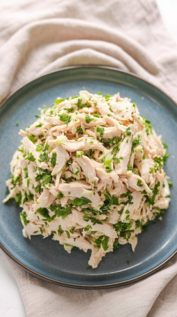 best Shredded Chicken Salad (Costco Style)