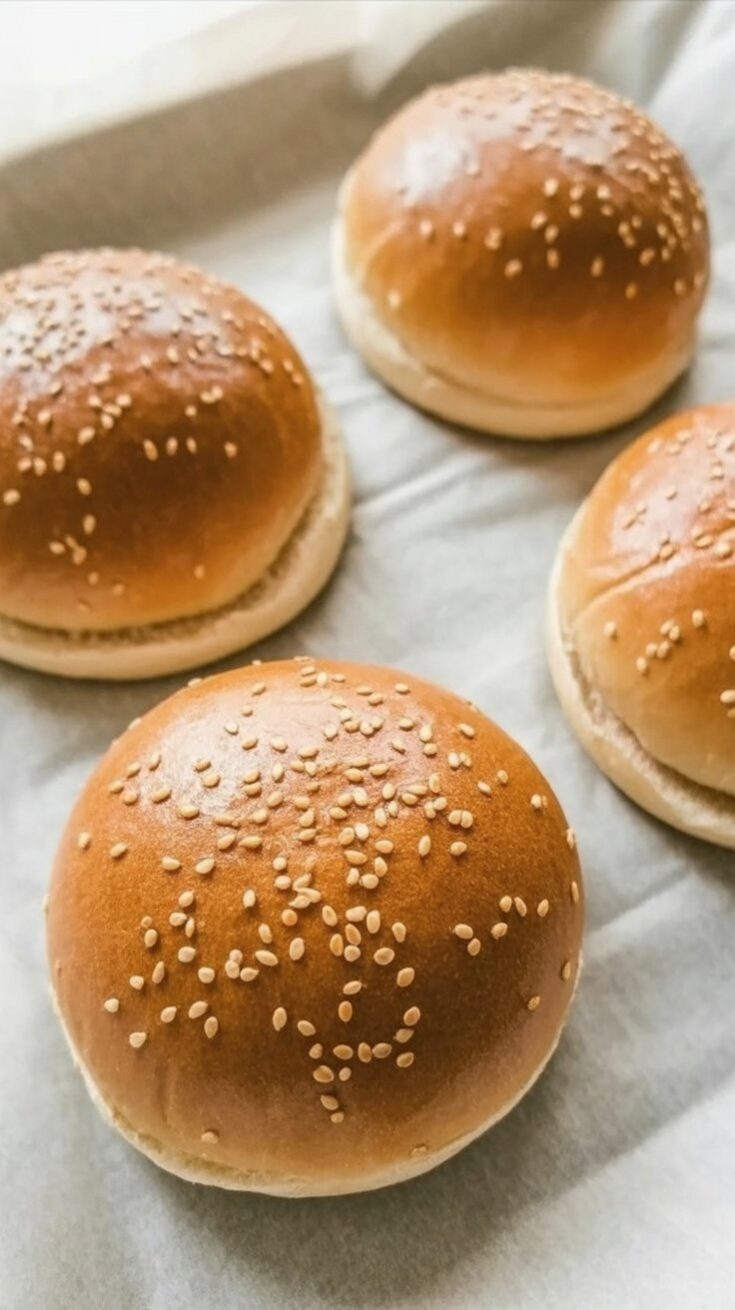 Sourdough Hamburger Buns recipe
