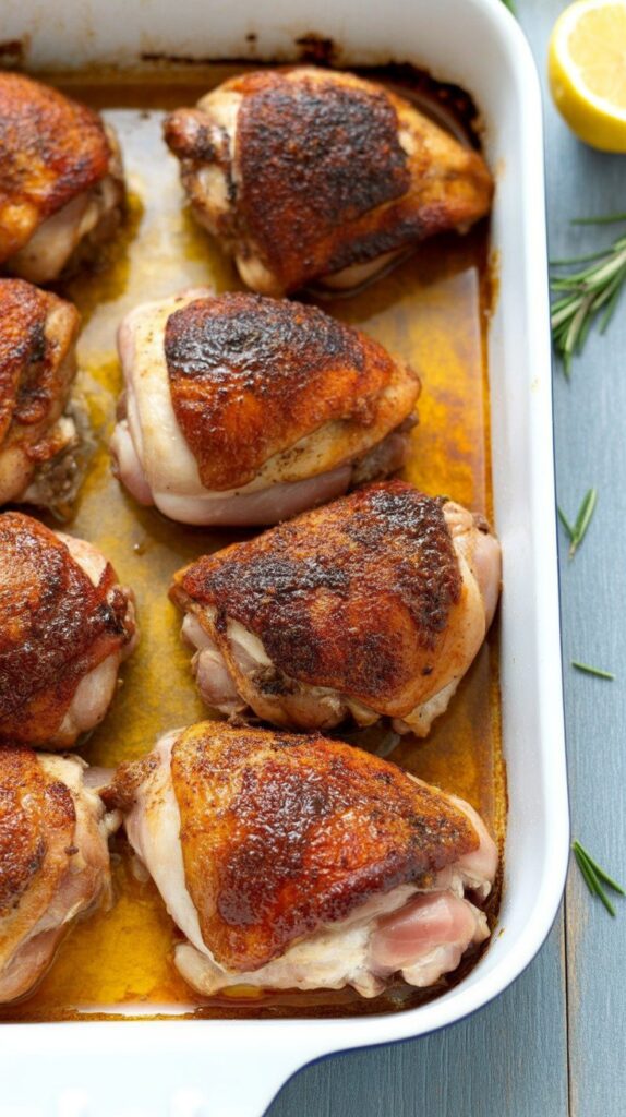 Baked Boneless Chicken Thighs