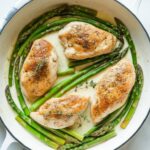 easy Creamy Baked Chicken and Asparagus