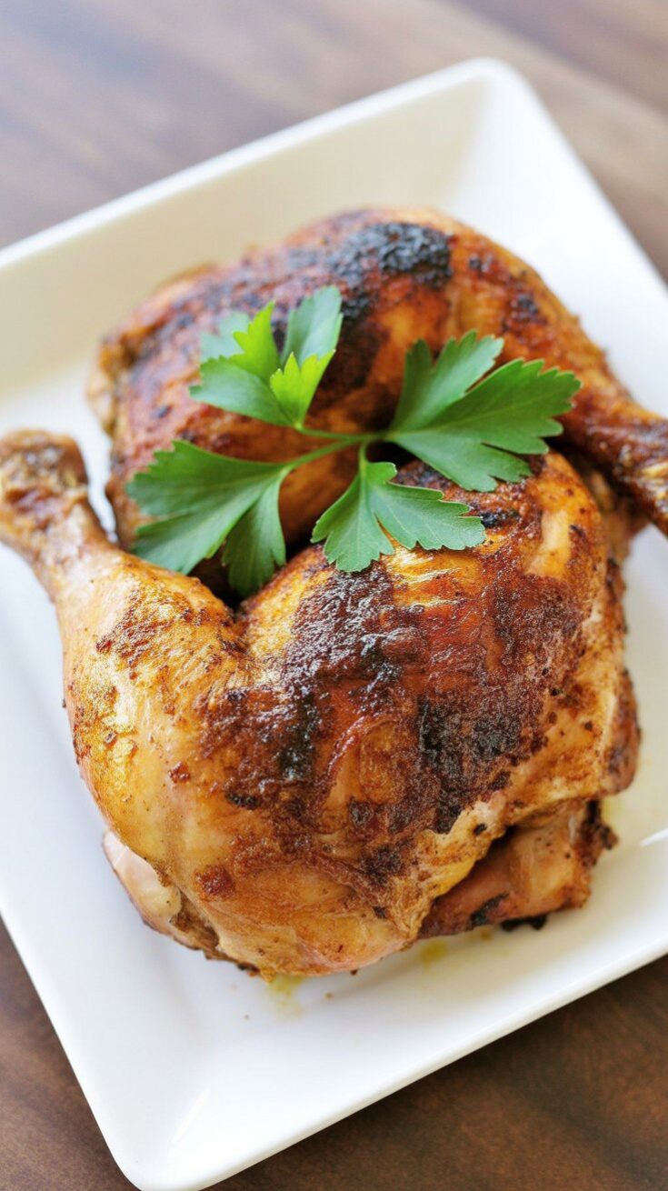easy Crispy-Skinned Chicken Leg Quarters
