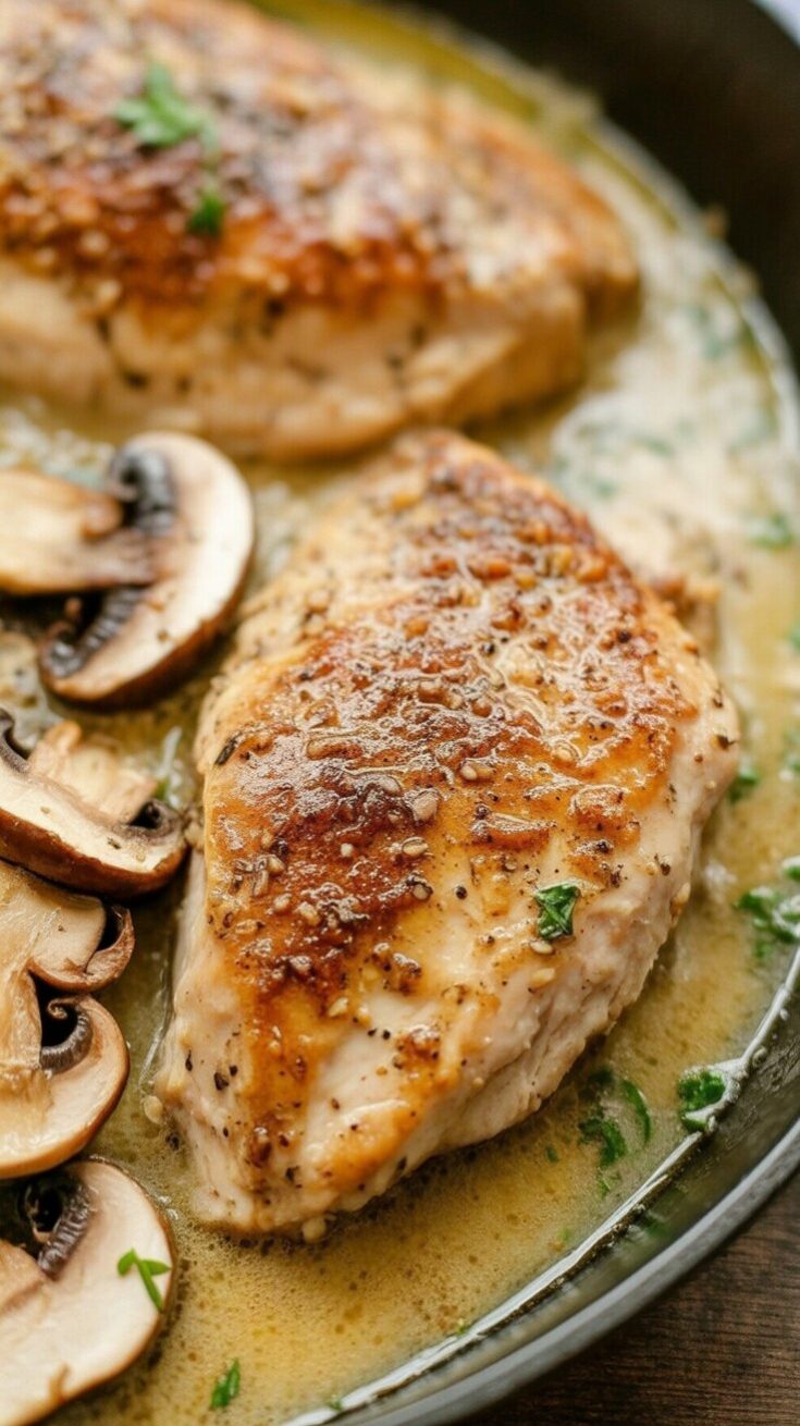 easy Easy and Creamy Slow Cooker Chicken Marsala