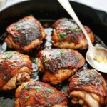easy Garlic Butter Baked Chicken Thighs